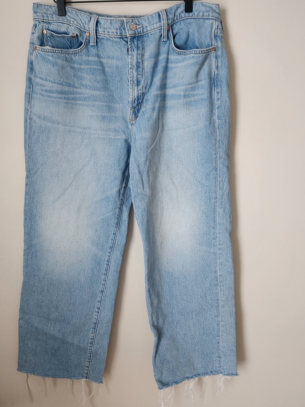 MOTHER Superior | The Rambler Zip Ankle Fray Jeans in I'm With The Band - Sz 34 - Picture 2 of 11